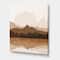Designart - Minimalist Terracotta Landscape - Modern Canvas Wall Art Print
